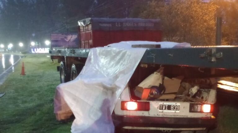 Fue en el ingreso oeste de Luque.