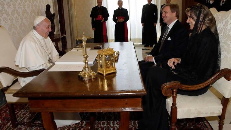 Fue la primera visita oficial de los reyes de Holanda al Vaticano.