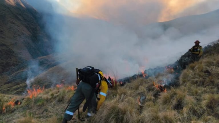 Fuego en Jujuy