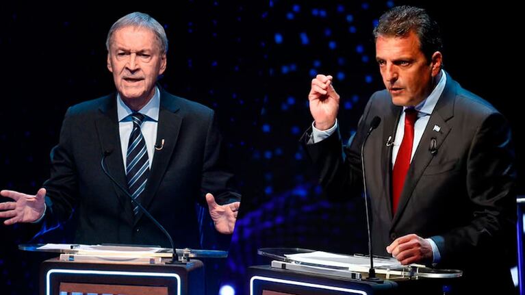Fuerte cruce entre Schiaretti y Massa en el segundo debate presidencial.