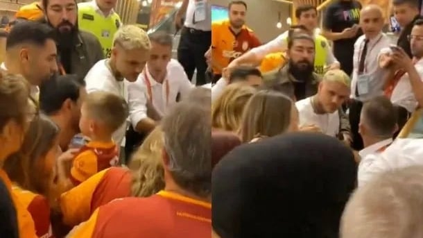 Fuerte polémica por el video que viralizaron de Icardi en un shopping de Estambul.