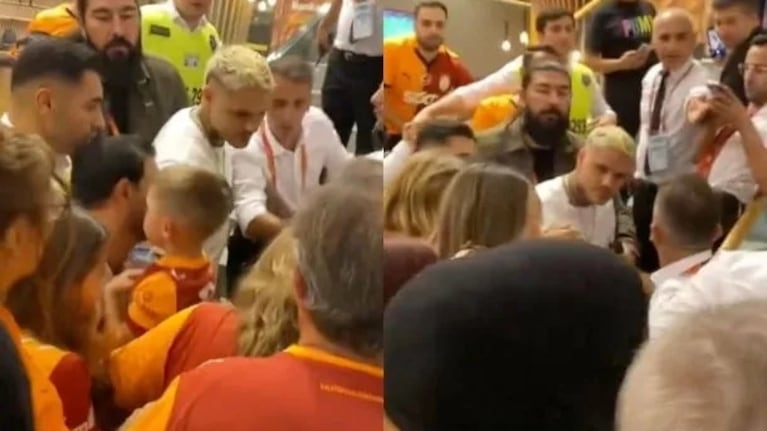 Fuerte polémica por el video que viralizaron de Icardi en un shopping de Estambul.