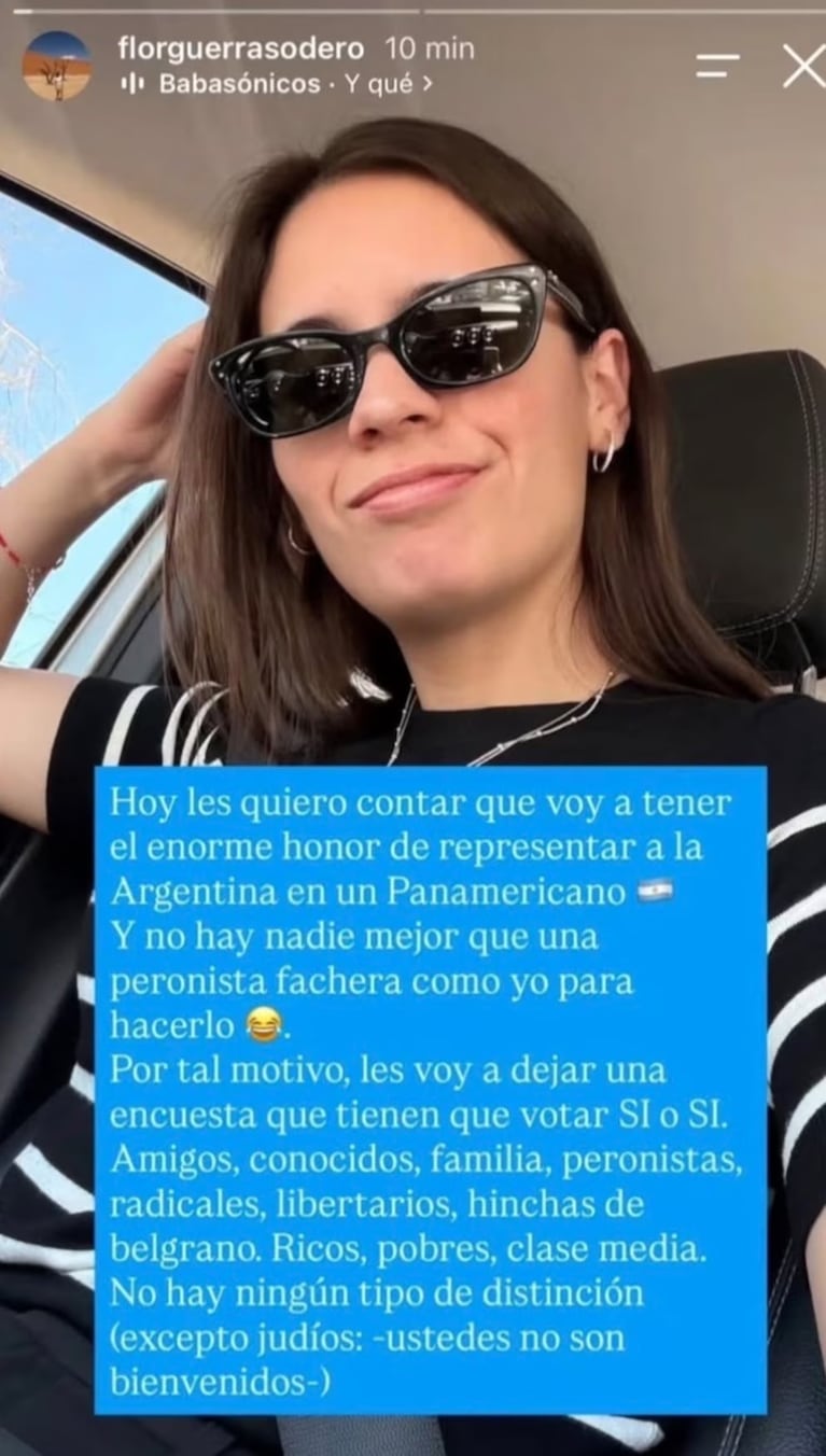 Fuerte repudio a una jugadora de pádel por un mensaje antisemita en redes: “Excepto judíos”