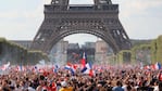 Furor en las calles: así vieron el partido miles de franceses.