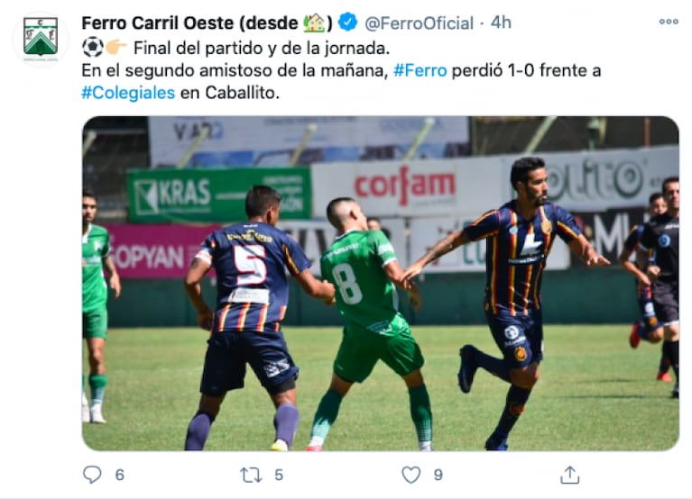 Fútbol argentino insólito: un jugador ahorcó a su rival en Ferro vs. Colegiales