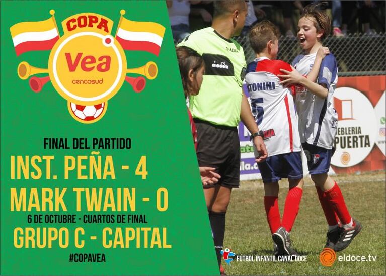 Fútbol Infantil: Arroyito y Peña pasaron a semifinales