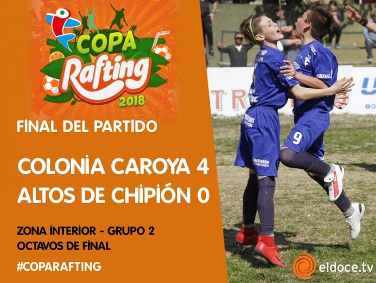 Fútbol Infantil: dos goleadas y dos equipos más a cuartos