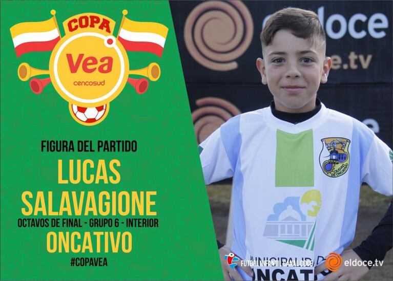 Fútbol Infantil: La Calera, Oncativo y Villa Eucarística a cuartos de final