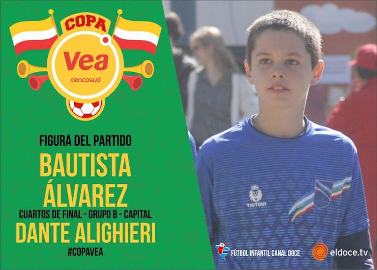 Fútbol Infantil: La Francia y Dante Alighieri están entre los cuatro mejores