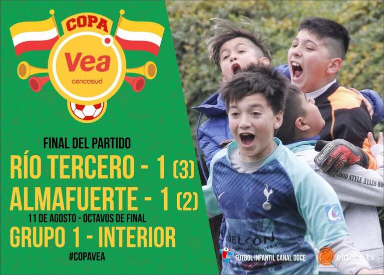 Fútbol Infantil: los octavos de final arrancaron con todo