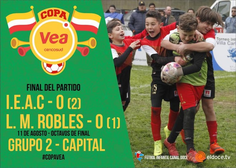 Fútbol Infantil: los octavos de final arrancaron con todo