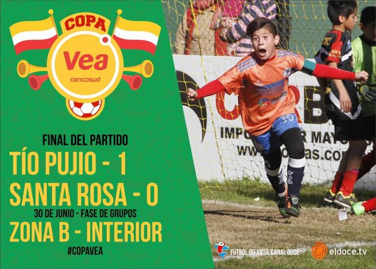 Fútbol Infantil y tres triunfos para clasificar a octavos de final 