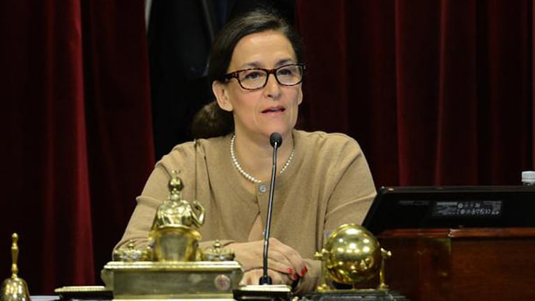 Gabriela Michetti habló sobre el decreto. 