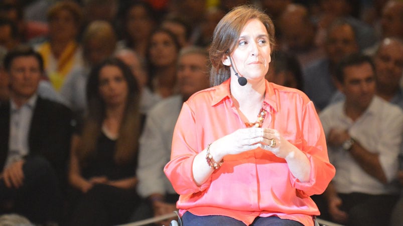 Gabriela Michetti no podrá estar en el cierre de campaña de Cambiemos. Foto: Lucio Casalla