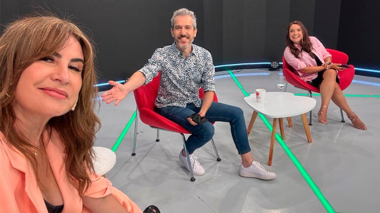 Gaby Tessio hizo su debut en Seguimos en El Doce.