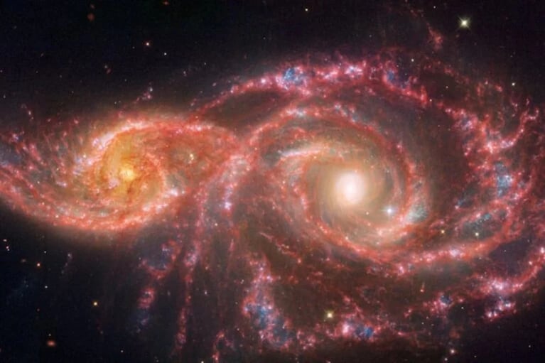 Galaxias Hubble y Webb.