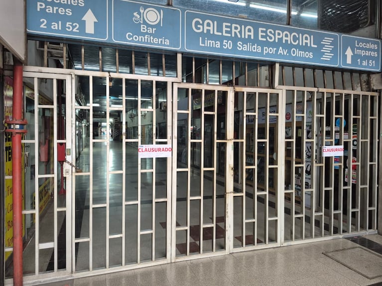 Galería Espacial quedó clausurada.
