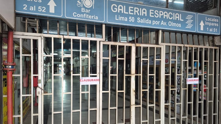 Galería Espacial quedó clausurada.