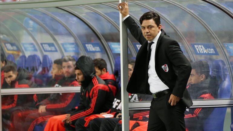 Gallardo llevó a River a la final. Foto: AP