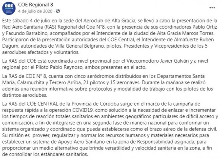 Galván, el detenido tras la desaparición de Ivana Módica, fue coordinador del COE