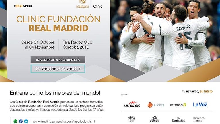 Ganadores de las becas y la camiseta del Real Madrid