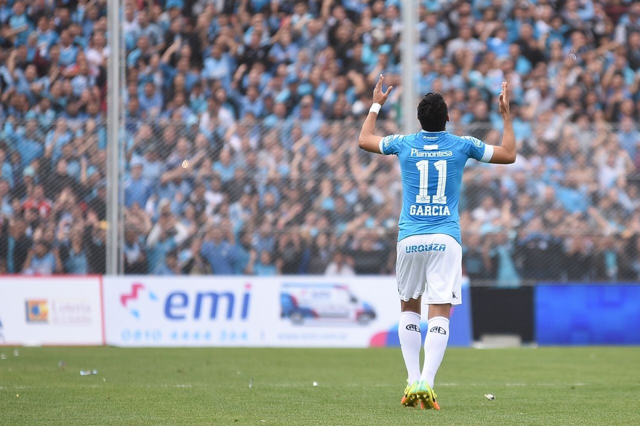 García ingresó y al minuto marcó el gol. Foto: Lucio Casalla / ElDoce.tv.