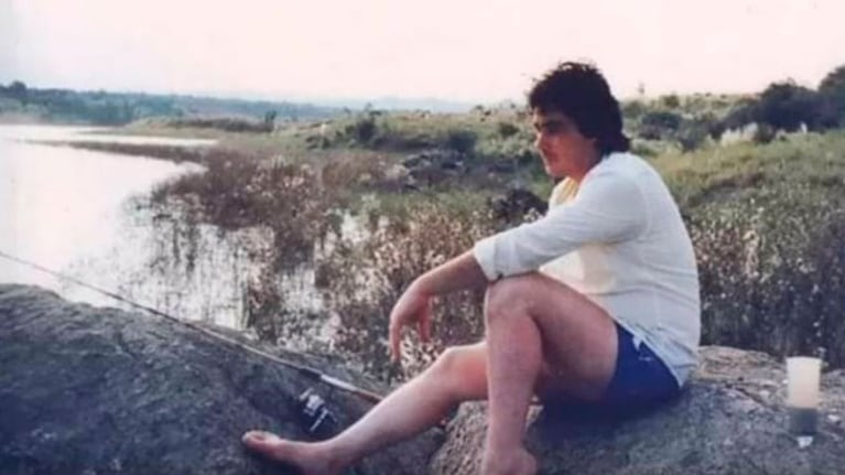 Gary disfrutando de la paz de la pesca.