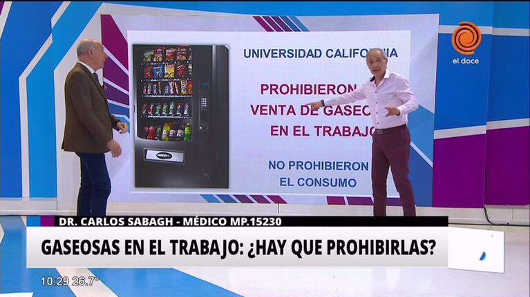 Gaseosas en el trabajo: ¿Hay que prohibirlas?