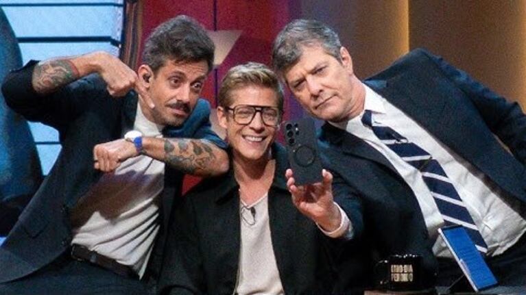 Gastón Dalmau con Rada y Pergolini.