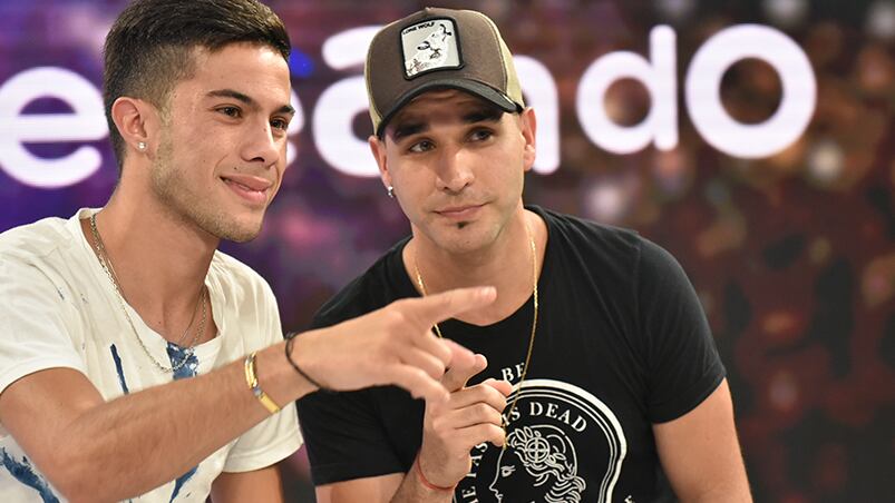Gastón Fernández y Axel Abdala, listos para chipotear.