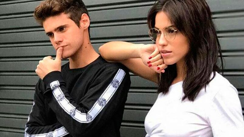 Gastón Soffritti y su novia cordobesa Agustina Agazzani.