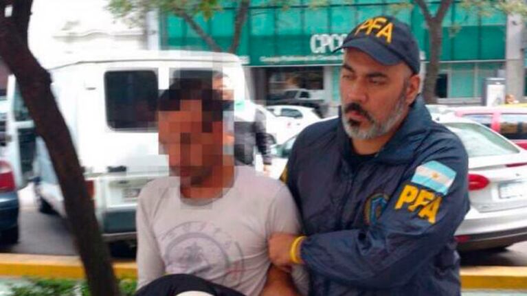 Gauna fue apresado por personal de la Policía Federal.