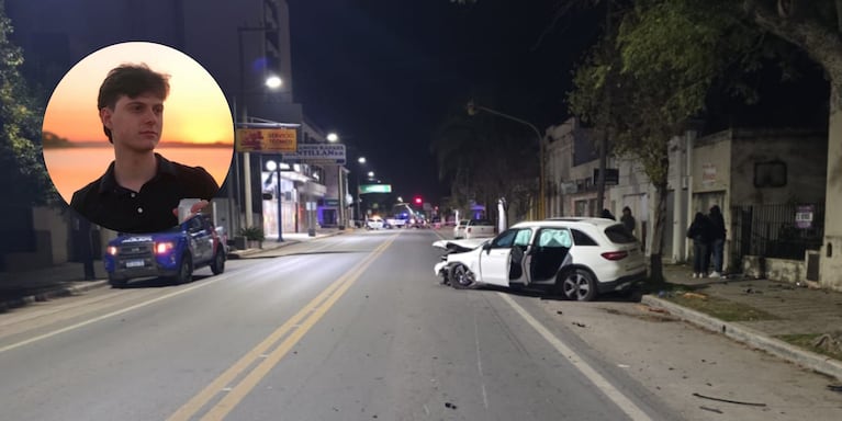 Genaro Dezotti manejaba la Mercedes Benz con la que impactó la moto.