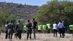 Gendarmería realiza la búsqueda en un área de 60 hectáreas. Foto: gentileza El Diario de la República.