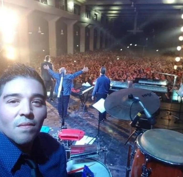 Germaín despidió con dolor a un integrante de su banda