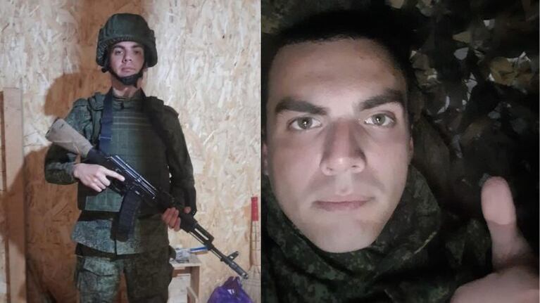 Gianni fue a estudiar a Rusia y terminó en el frente de la guerra con Ucrania.