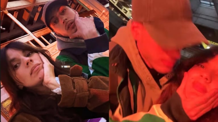 Gimena Accardi a los besos con Seven Kayne