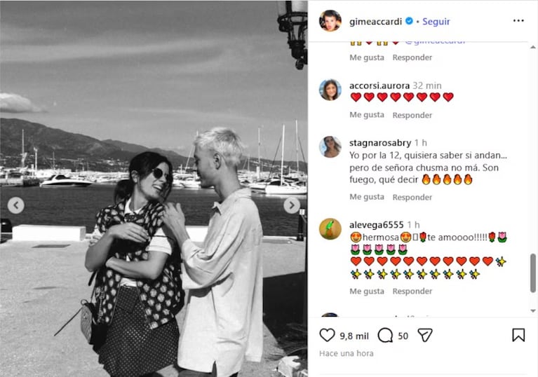 Gimena Accardi y Seven Kayne están envueltos en rumores de romance desde hace meses.