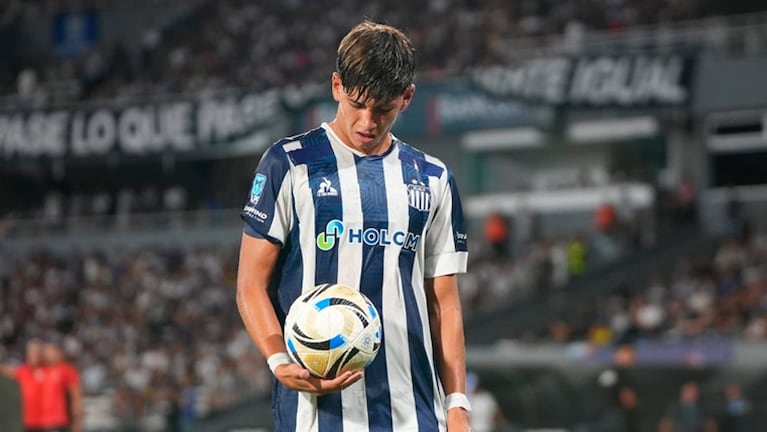 Giovanni Baroni, el juvenil de 17 años que debutó en Talleres en la primera fecha del Apertura 2026.