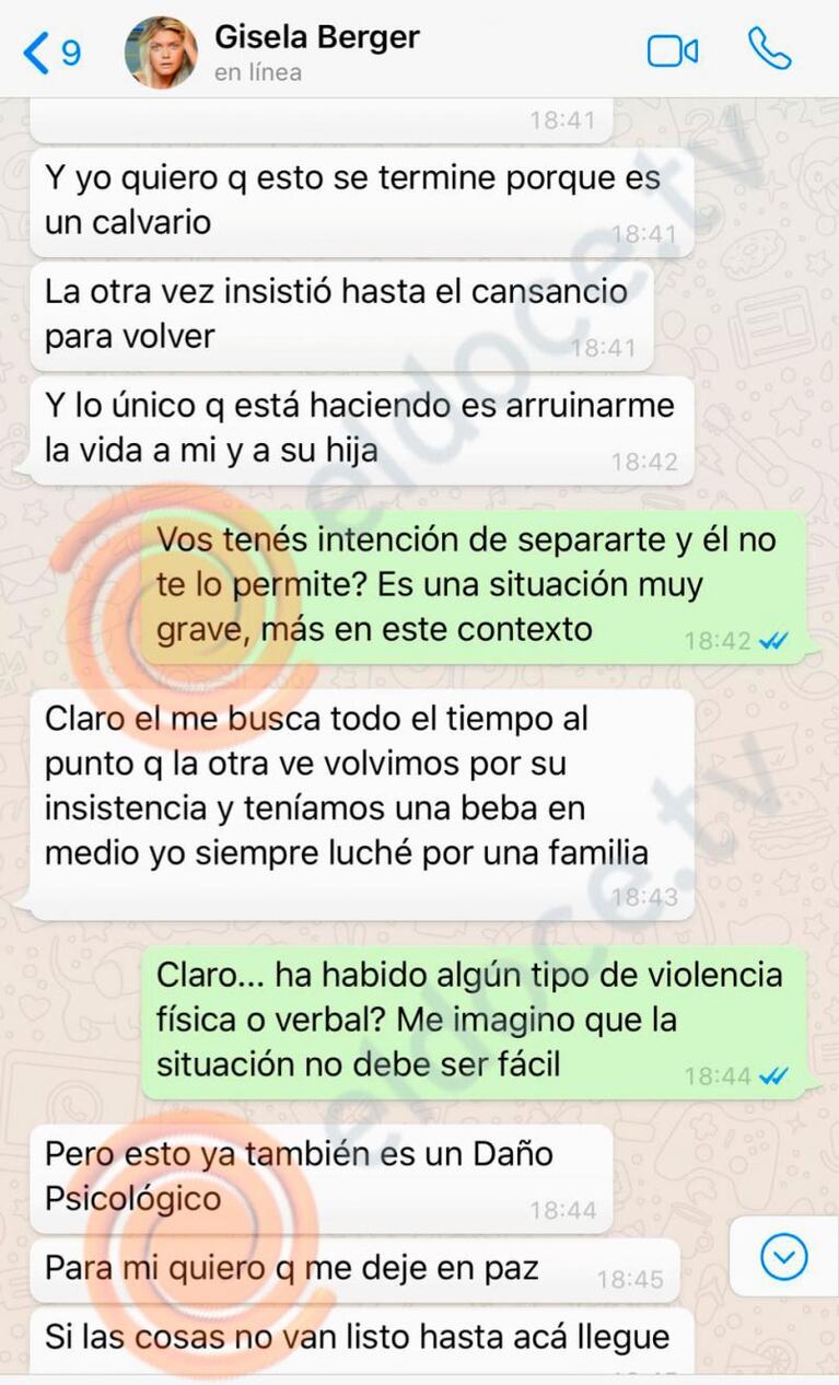 Gisela Berger afirmó que Daniel Scioli la amenazó: "Temí por mí y por mi familia"