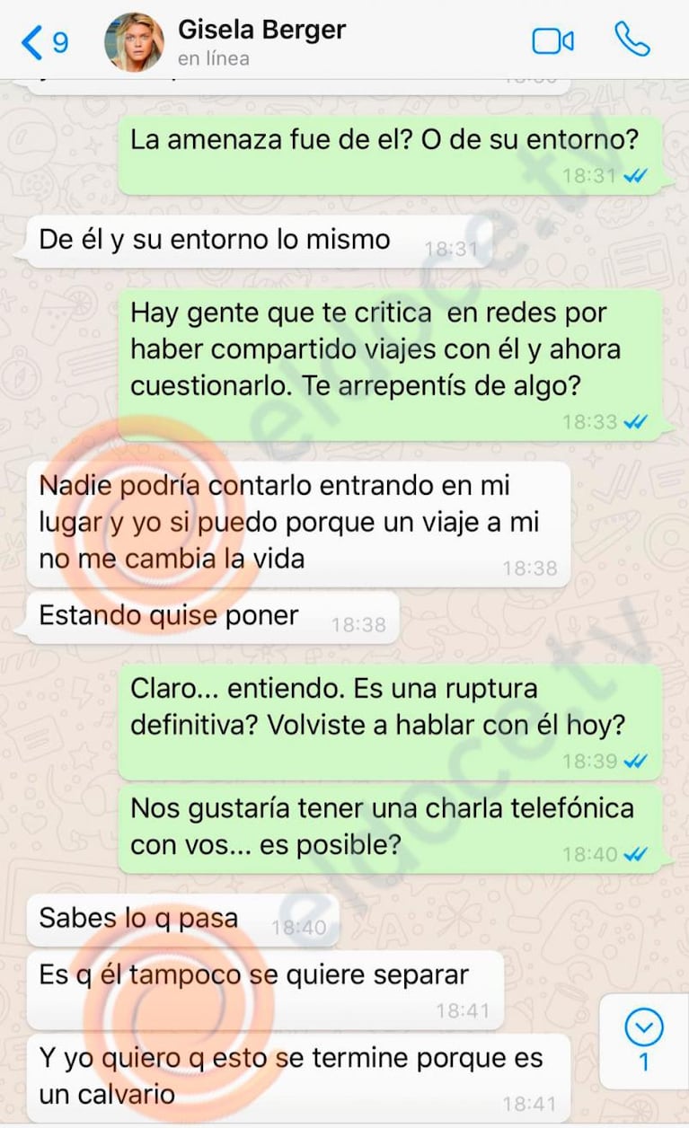 Gisela Berger afirmó que Daniel Scioli la amenazó: "Temí por mí y por mi familia"