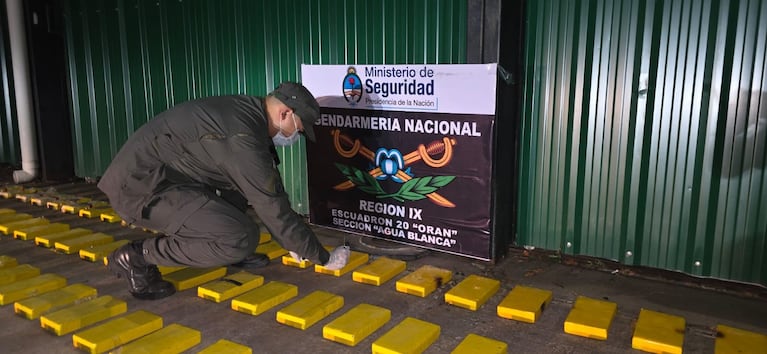 Golpe al narcotráfico en Salta. (Imagen: Gentileza Policía de Salta).