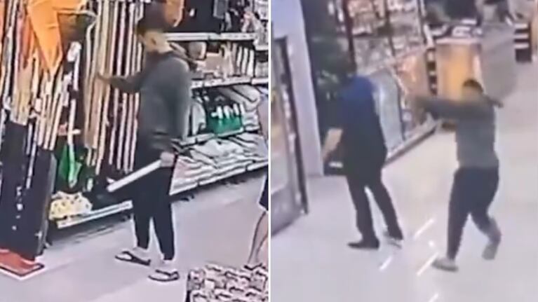 Golpeó al gerente de su esposa porque no le dio un día libre. (Foto: captura video g1)