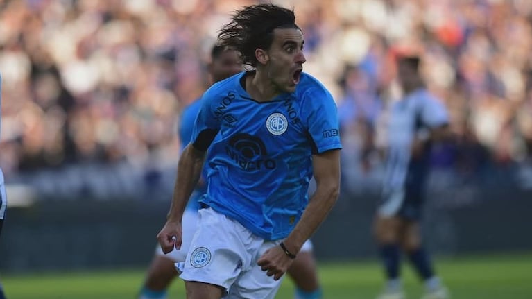 González Metilli dedicó un posteo a la bandera que le hicieron los hinchas de Belgrano.