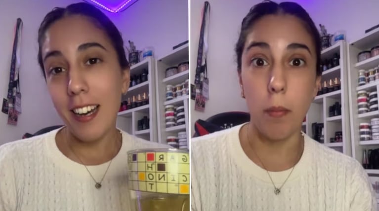 Grabó un video para contar un planteo de su empleada que la indignó. (Foto: TikTok/@aniasglam_)