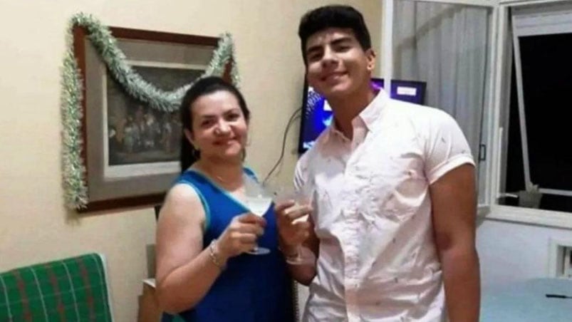 Graciela recordó a su hijo con un triste mensaje. 