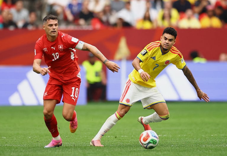 Granit Xhaka, un relojito del mediocampo suizo. REUTERS/Agustin Marcarian