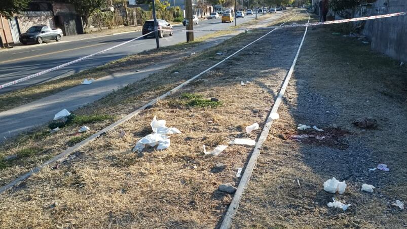 Grave accidente con el tren: un chico sufrió la amputación de un pie. Foto: Fredy Bustos