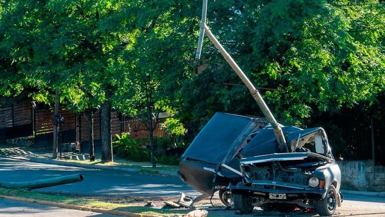 Grave accidente en La Falda: un muerto y un herido