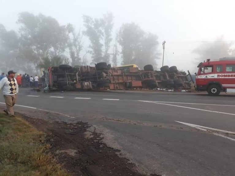 Grave accidente vial en La Francia